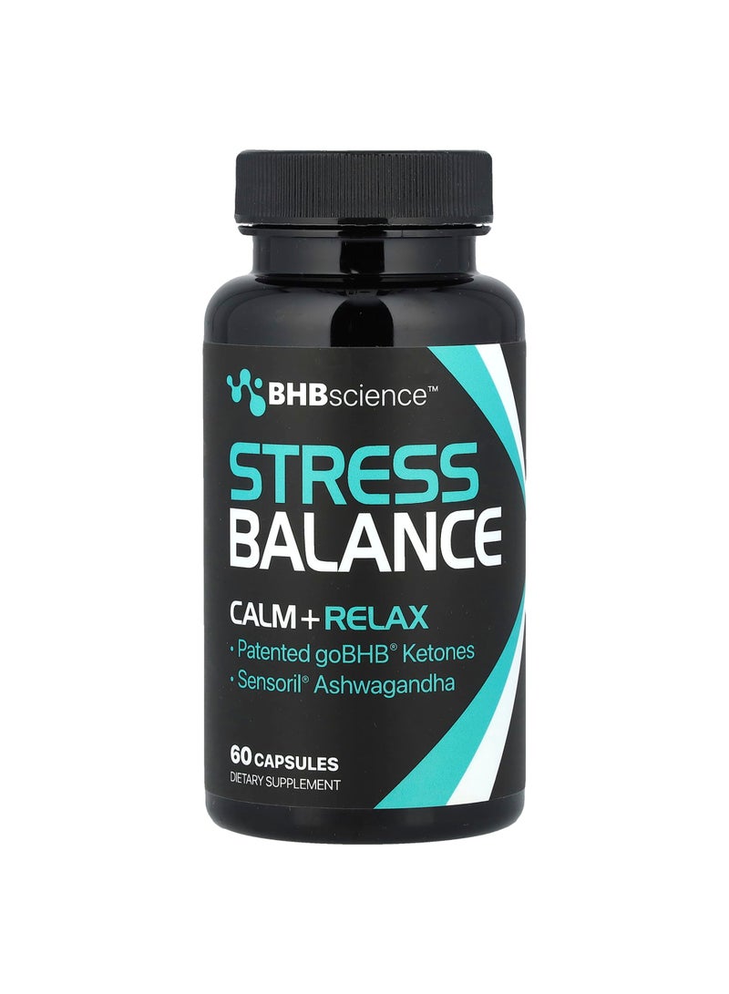 BHB Science™, Stress Balance, 60 Capsules